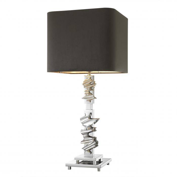 Eichholtz 110975 Table Lamp Abruzzo nickel finish incl shade