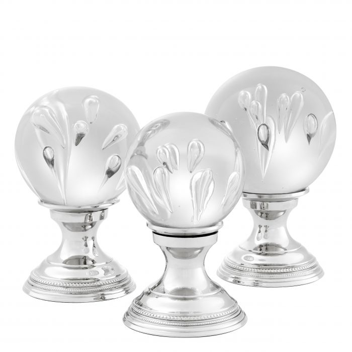 Eichholtz 111811 Object Alfred nickel finish set of 3