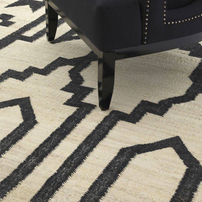 Eichholtz 111710 Carpet Alhambra natural/ black 300 x 400 cm
