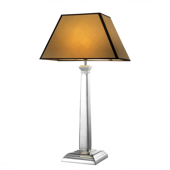 Eichholtz 104382 Table Lamp Andrew nickel finish incl shade