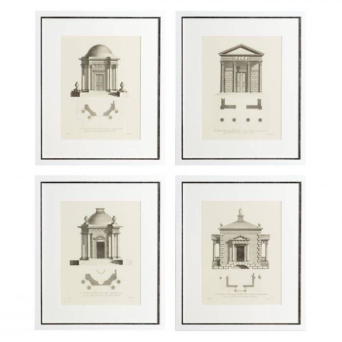 Eichholtz 105679 Prints EC173 Architecture set of 4 