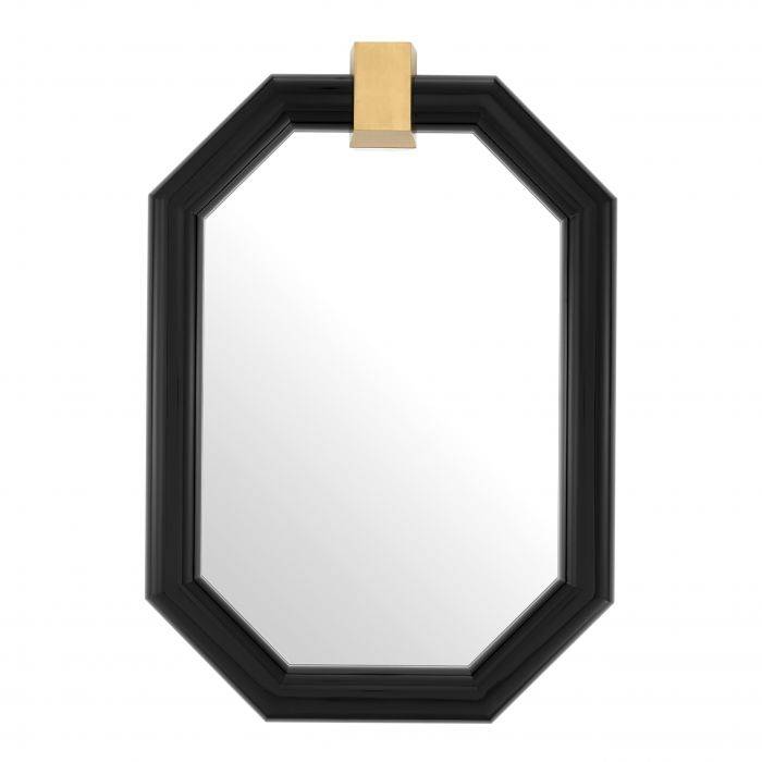 Eichholtz 111909 Mirror Arno black finish brass finish