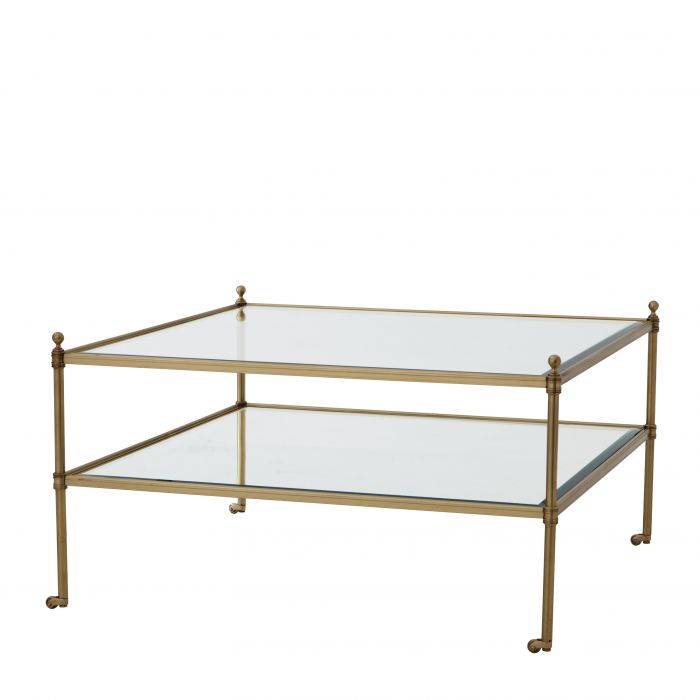 Eichholtz 107217 Coffee Table Aubrey aged brass finish