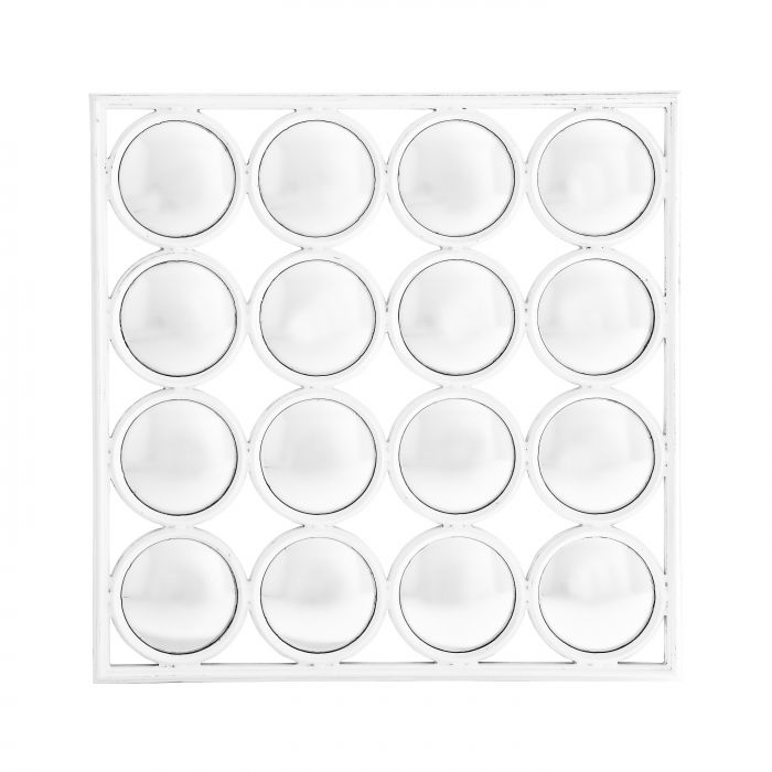 Eichholtz 108850 Mirror Auguste white convex