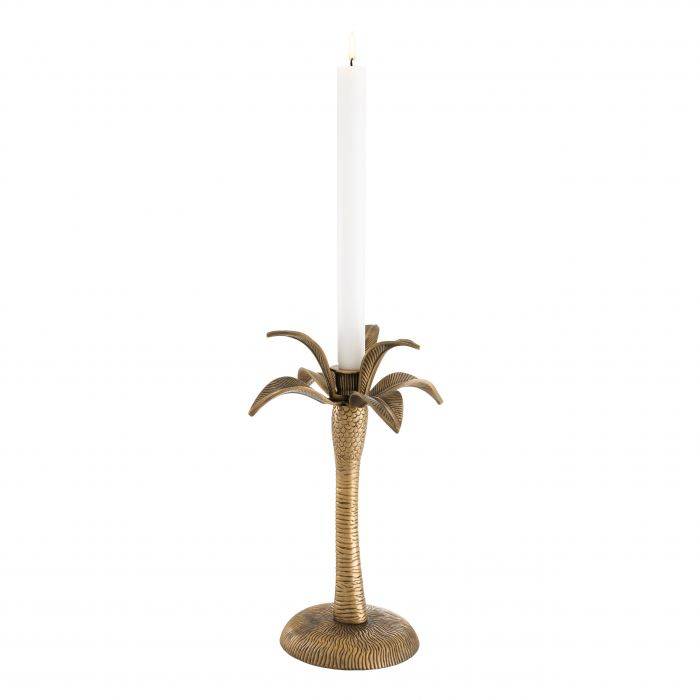 Eichholtz 112265 Candle Holder Babylon S vintage brass finish