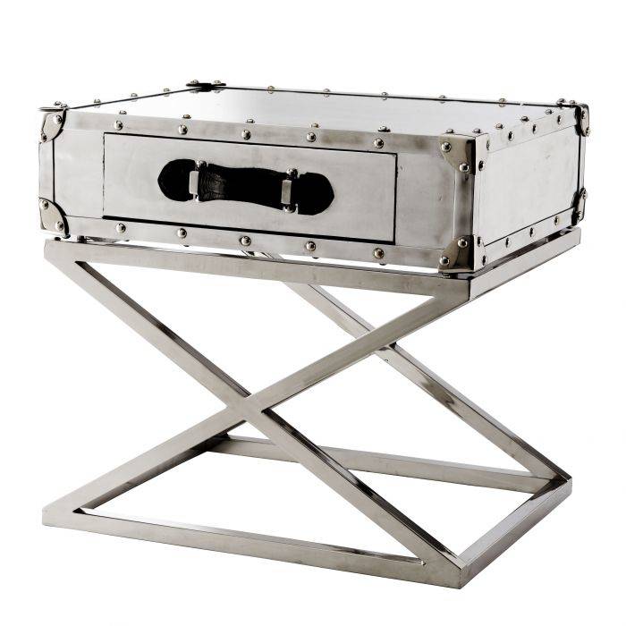 Eichholtz 105951 Side Table Barclay polished aluminium