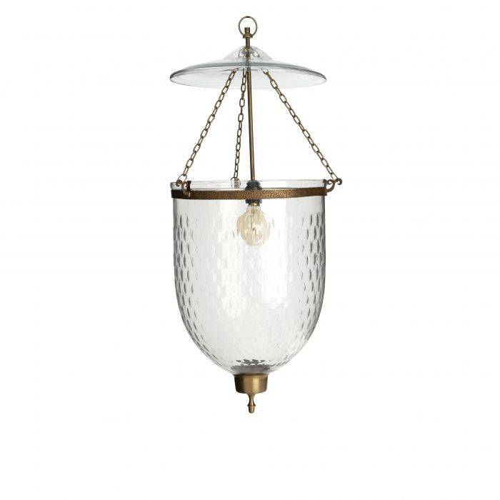 Eichholtz 107123 Lantern Bexley Glass S antique brass finish