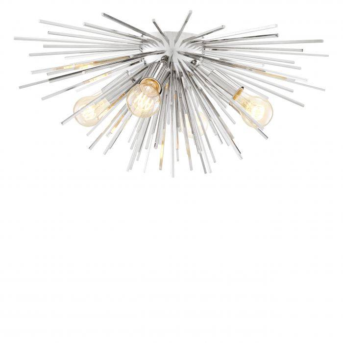 Eichholtz 112384 Ceiling Lamp Boivin nickel finish