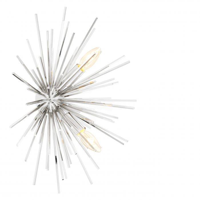 Eichholtz 112385 Wall Lamp Boivin nickel finish