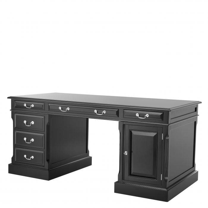 Eichholtz 110078 Desk British waxed black finish