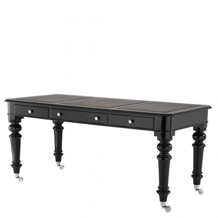Eichholtz 109432 Desk Buckingham piano black finish