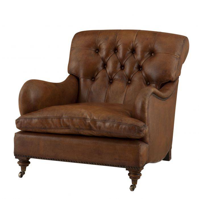 Eichholtz 107011 Club Chair Caledonian tobacco leather