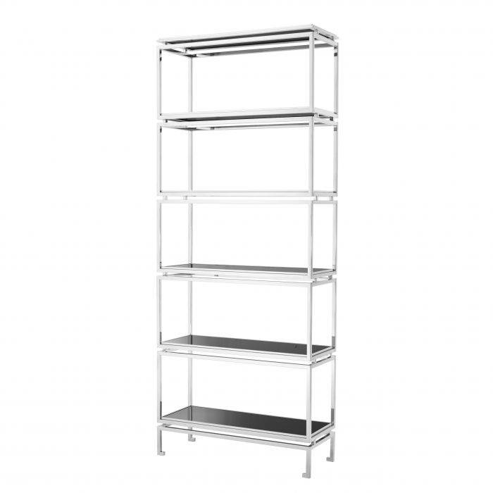Eichholtz 111397 Cabinet Calvin polished stainless steel