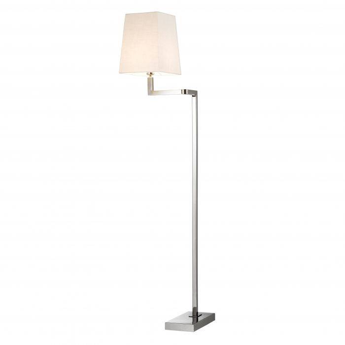 Eichholtz 110841 Floor Lamp Cambell nickel finish incl shade