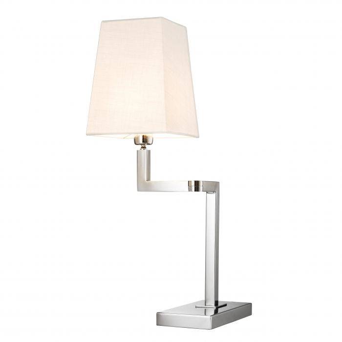 Eichholtz 110843 Table Lamp Cambell nickel finish incl shade