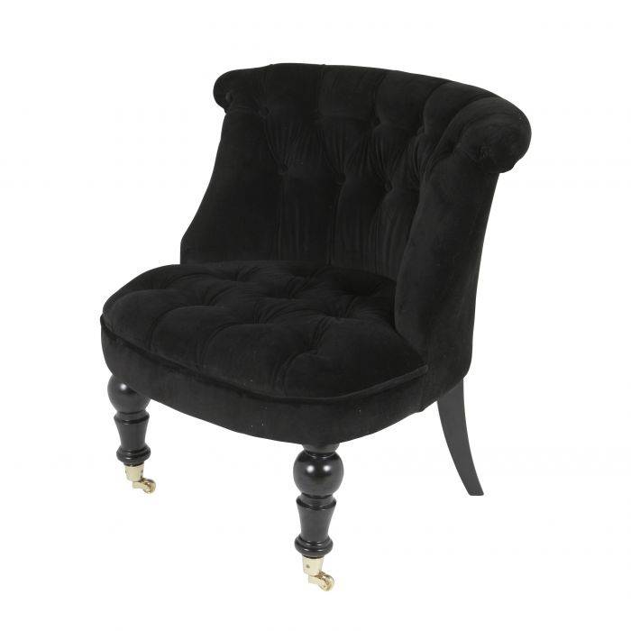 Eichholtz 105502U Chair Camden black velvet - U