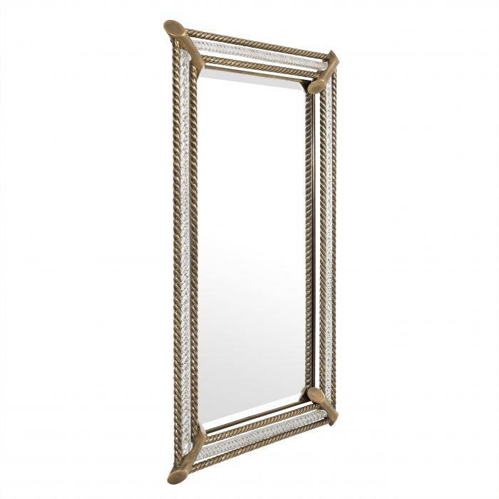 Eichholtz 111064 Mirror Cantoni vintage brass finish