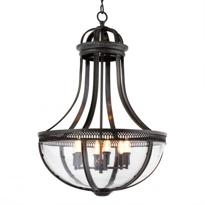 Eichholtz 109255 Lantern Capitol Hill gunmetal finish ø 61 cm