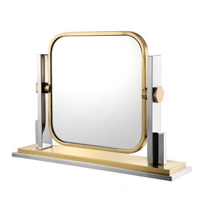 Eichholtz 111912 Table Mirror Carmen gold finish pol ss