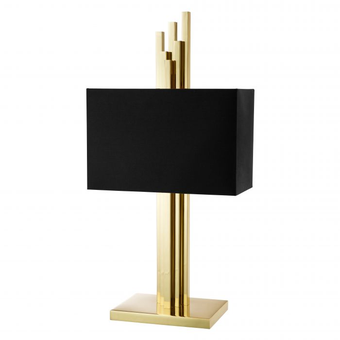 Eichholtz 110539 Table Lamp Caruso polished brass incl shade