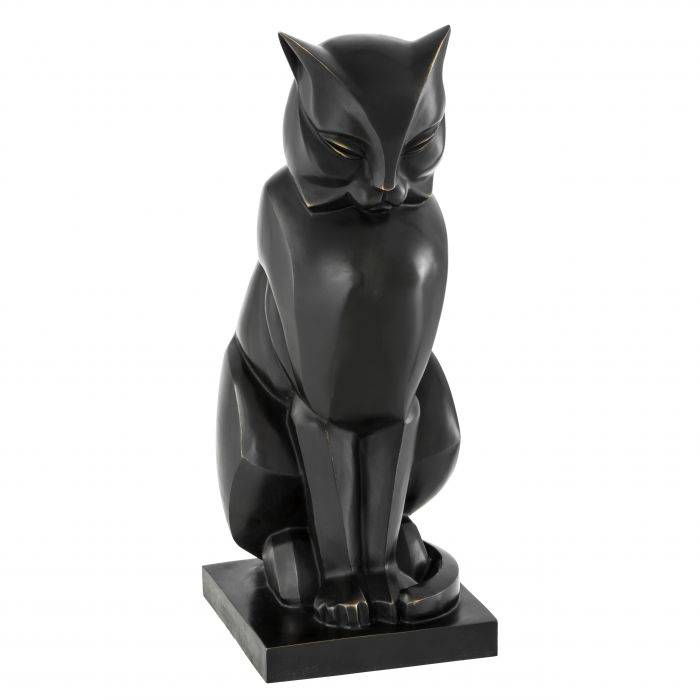Eichholtz 110585 Cat Art Deco bronze