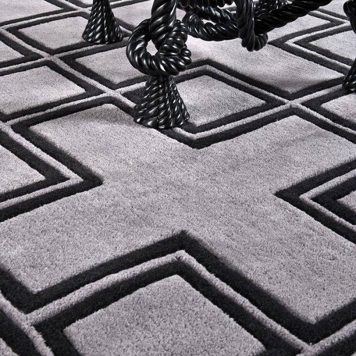 Eichholtz 108527 Carpet Caton grey 300 x 300 cm