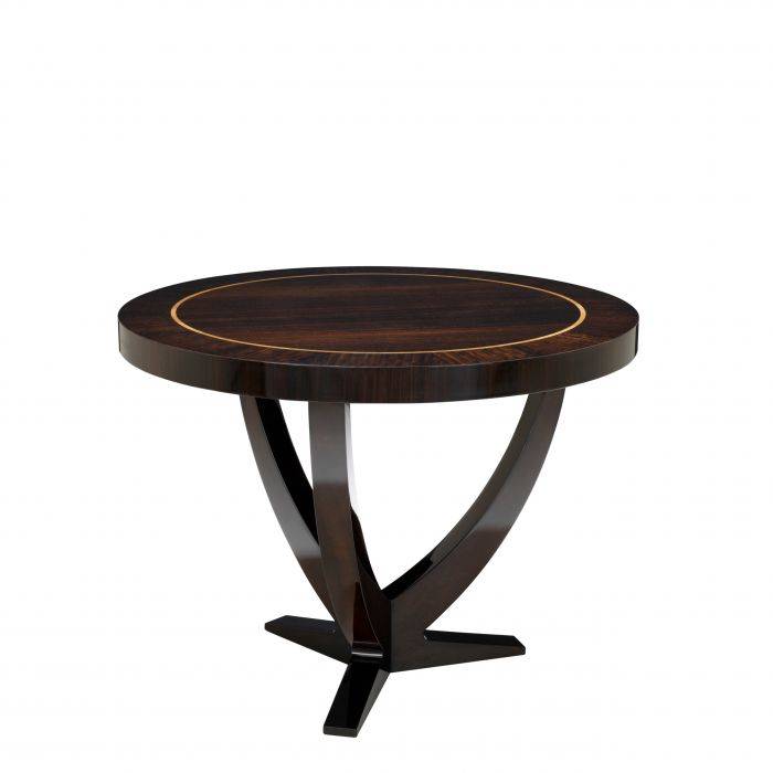 Eichholtz 109526 Centre Table Umberto ø 100 cm eucalyptus veneer