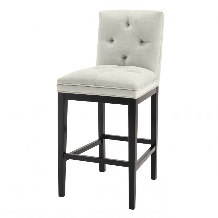 Eichholtz 111690 Bar Stool Cesare pebble grey