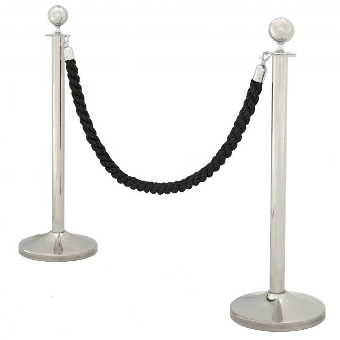 Eichholtz 106517 Stanchion Post Chandor polished steel set of 2