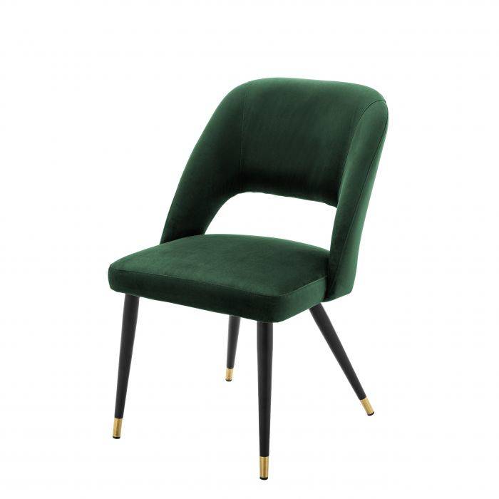 Eichholtz 112065 Dining Chair Cipria roche green velvet