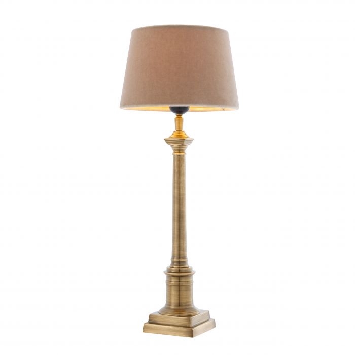 Eichholtz 101642 Table Lamp Cologne S antique brass finish incl sha