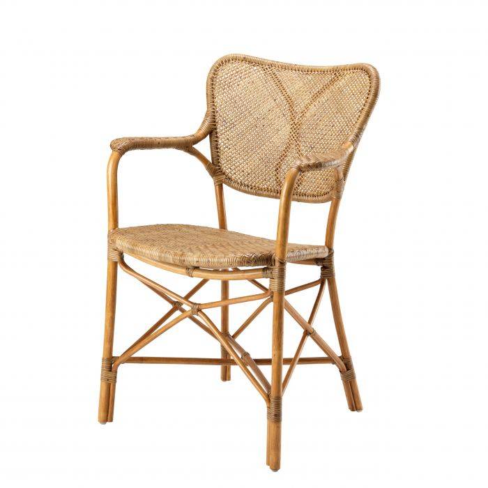 Eichholtz 110010 Chair Colony with arm honey finish