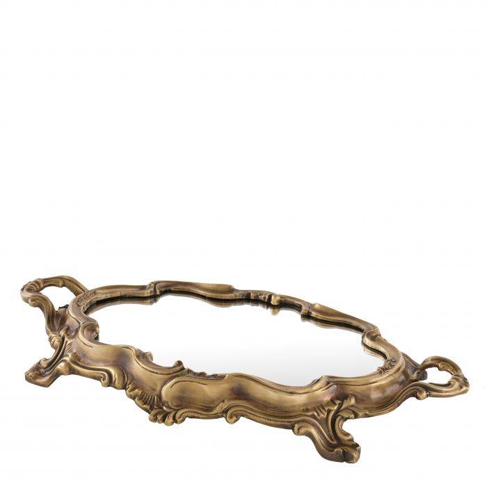 Eichholtz 110086 Tray Conservatorium vintage brass finish