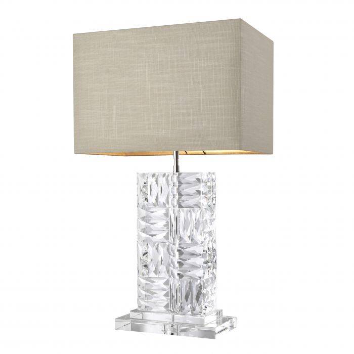Eichholtz 111874 Table Lamp Contemporary incl natural linen shade