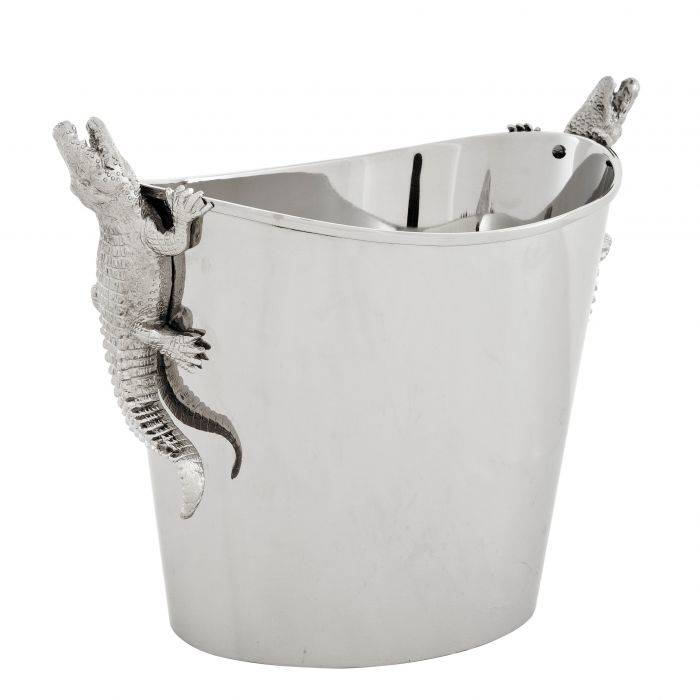 Eichholtz 109156 Wine Cooler Croc polished finish