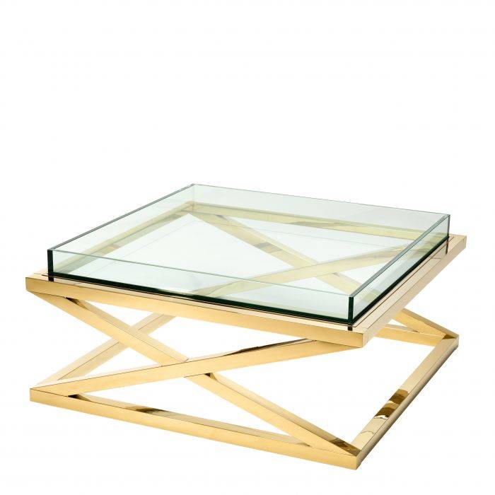 Eichholtz 112394 Coffee Table Curtis gold finish 
