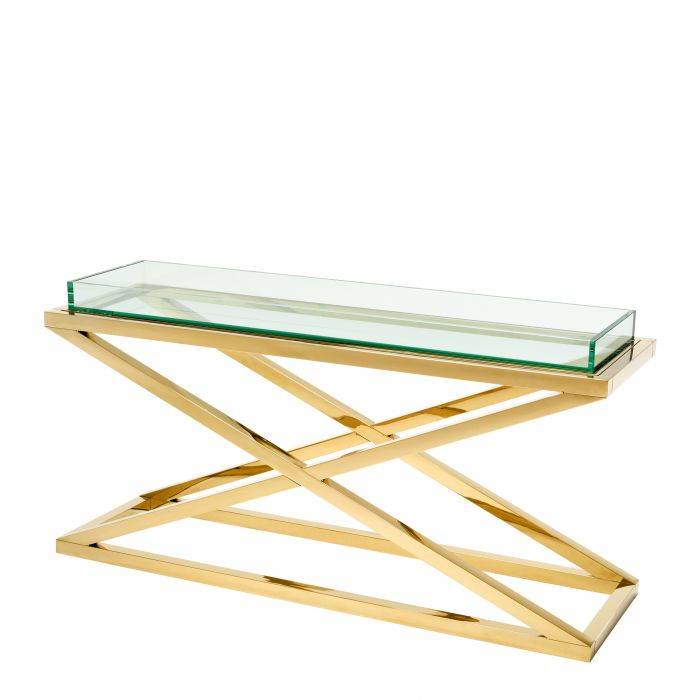 Eichholtz 112396 Console Table Curtis gold finish 