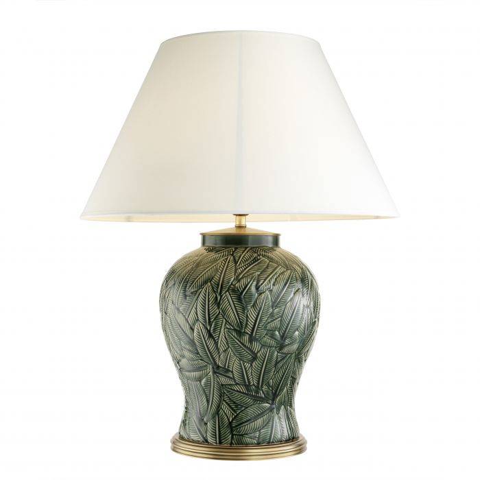 Eichholtz 110954 Table Lamp Cyprus green ceramic incl shade
