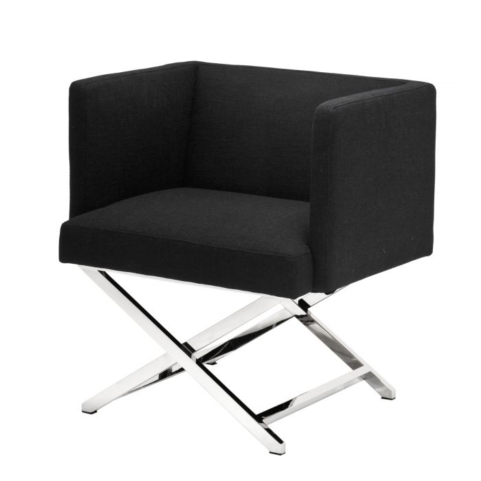 Eichholtz 109107 Chair Dawson panama black