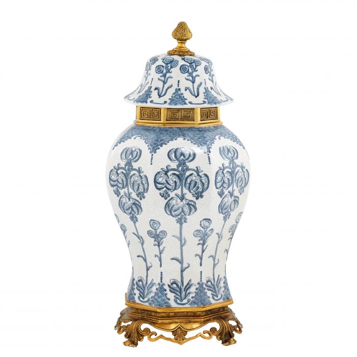 Eichholtz 109953 Vase Debussy blue