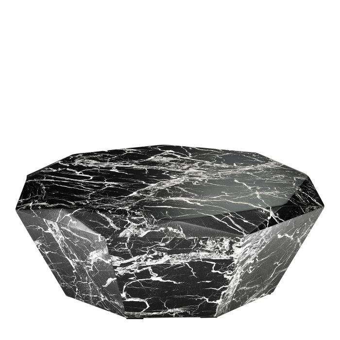 Eichholtz 110662 Coffee Table Diamond black faux marble 