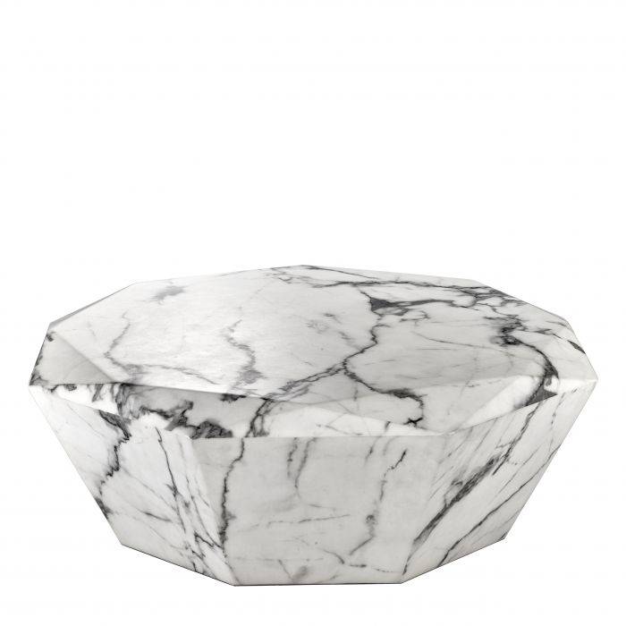Eichholtz 110663 Coffee Table Diamond white faux marble