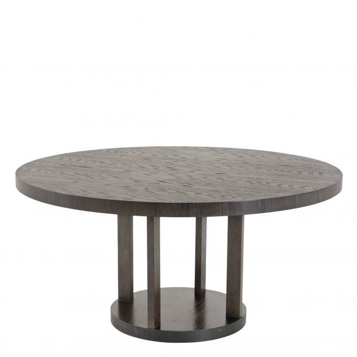Eichholtz 109083 Dining Table Drummond charcoal brown oak veneer cr