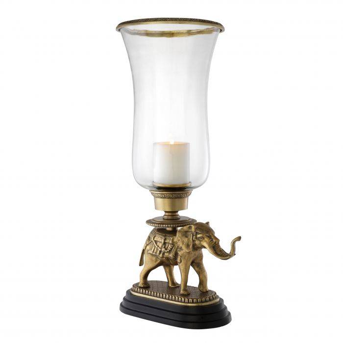 Eichholtz 110091 Hurricane Elephant vintage brass finish