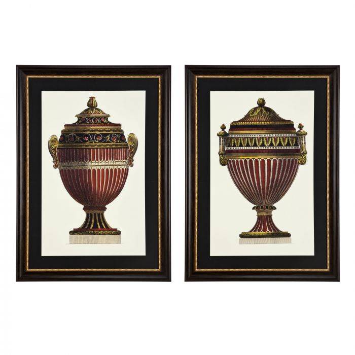 Eichholtz 109445 Prints EC210 Empire Urns set of 2 