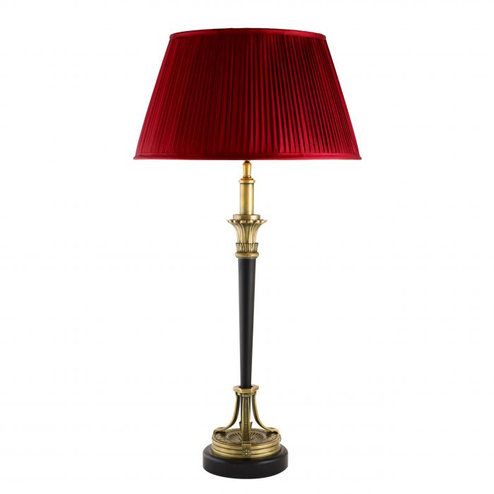 Eichholtz 111668 Table Lamp Fairmont incl burgundy shade