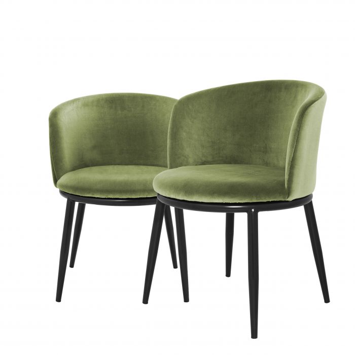 Eichholtz 111996 Dining Chair Filmore cameron light green set of 2