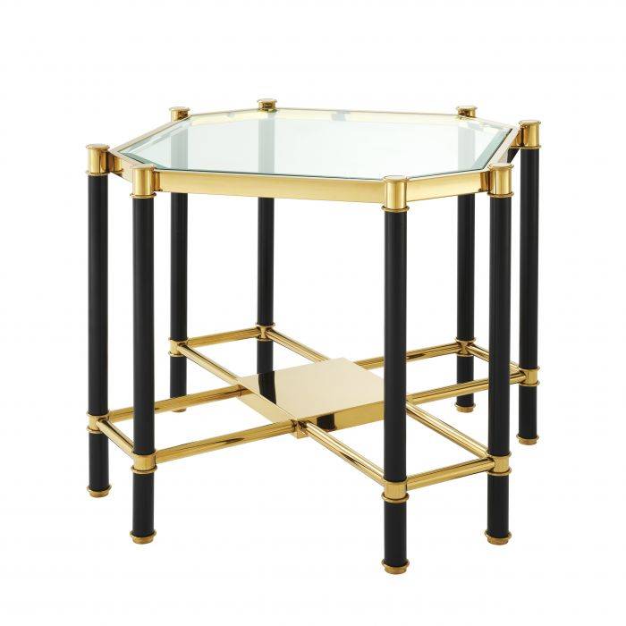 Eichholtz 112335 Side Table Florence gold & black finish