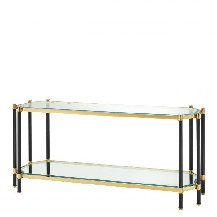 Eichholtz 112336 Console Table Florence gold & black finish