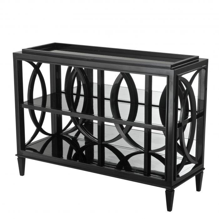 Eichholtz 109040 Console Table Forsythe piano black finish
